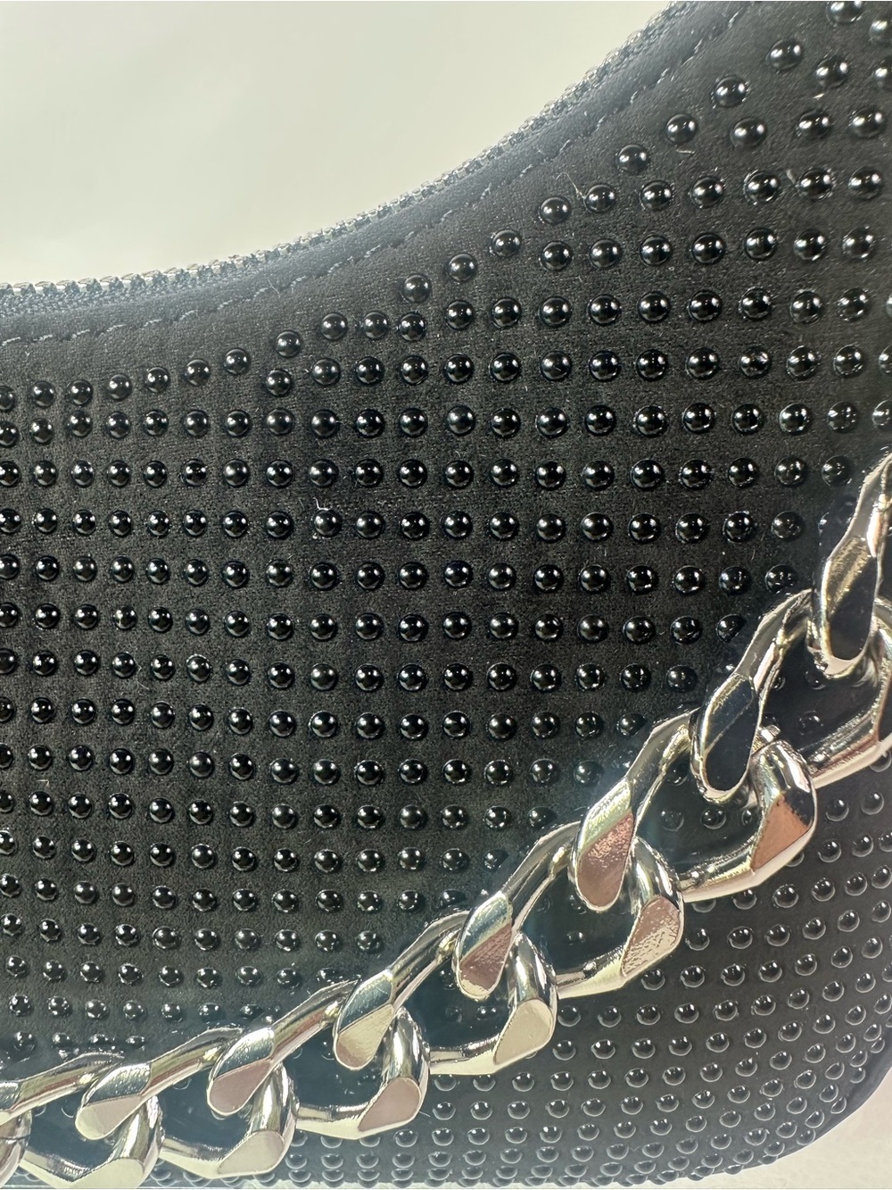 NEW DKNY Jenna Demi Black Studded Crossbody Bag - Picture 6 of 7